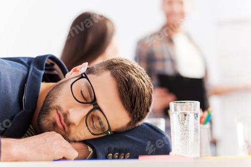 Preview: Tired businessman.
