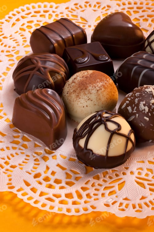 Preview: Selection of luxury handmade chocolates