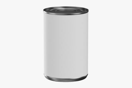 Preview: Generic Canned Carrots - 14.5 oz Blank Label