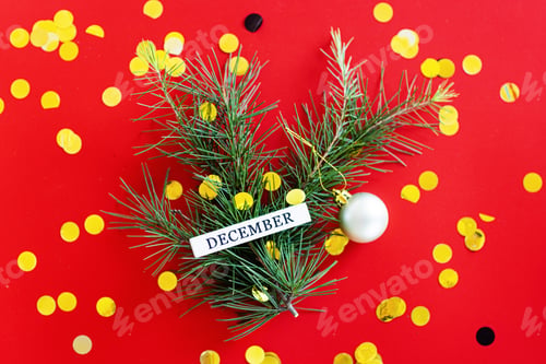 Preview: Happy new year 2022 and merry Christmas background