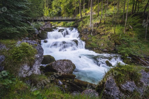 Preview: Forest river in Waldbachstrub near Hallstatt, Escherntal Austria