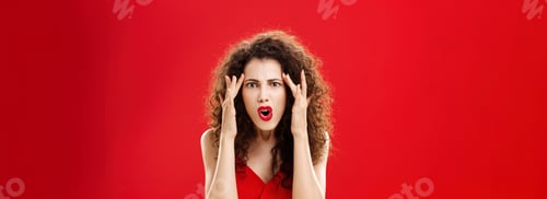 Preview: Woman cannot understand how dumb person should be. Pissed and annoyed displeased angry woman with