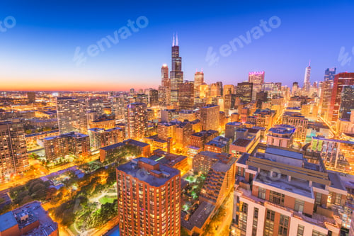 Preview: Chicago, Illinois, USA Skyline
