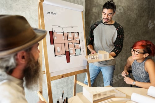 Preview: Design Studio Architect Creative Occupation Meeting Blueprint Co