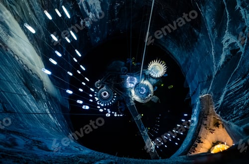 Preview: Underground lake in salt mine
