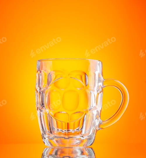 Preview: Empty beer glass