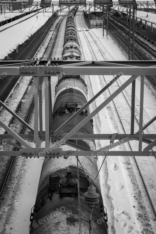 Preview: Photo of freight train at the station