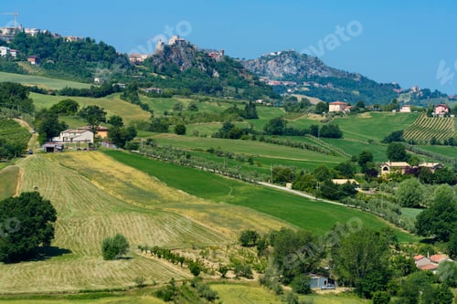 Preview: Rural landscape near Rimini and Verucchio, Emilia-Romagna
