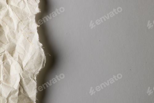 Visualização: Close-up de papelão ondulado com espaço de cópia