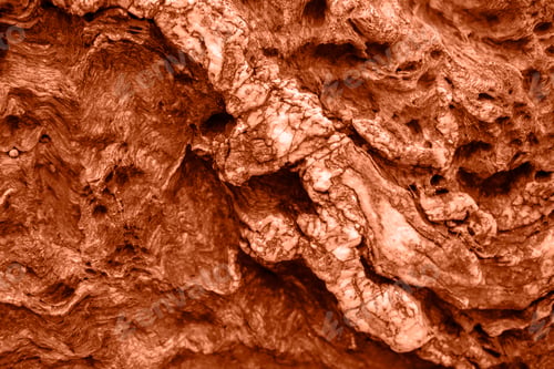 Preview: Stone texture with a wave-like pattern in a beautiful peach color.