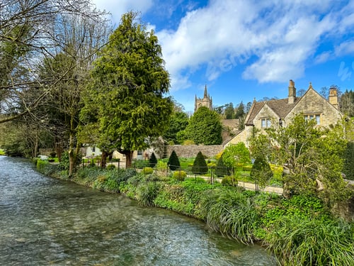Preview: Street view of Castle Combe, Cotswolds