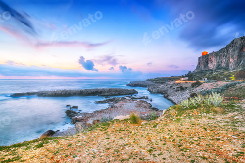 Preview: Spectacular seascape of Isolidda Beach near San Vito cape.