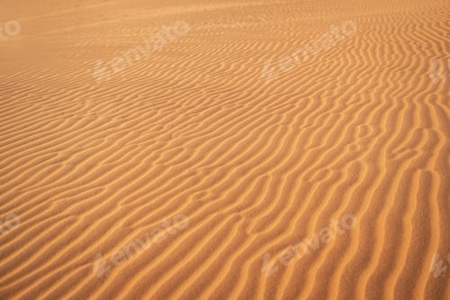 Preview: Abstract background and texture of sand waves in desert