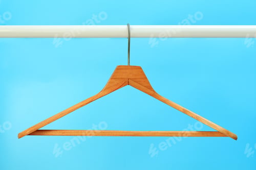 Preview: Cloth hangers in row