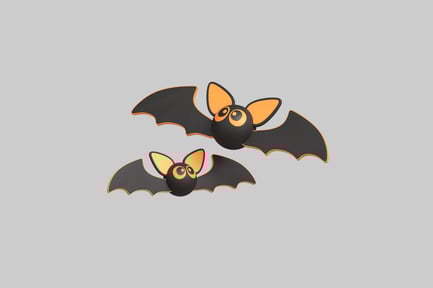 Preview: Cartoon Bats Decoration