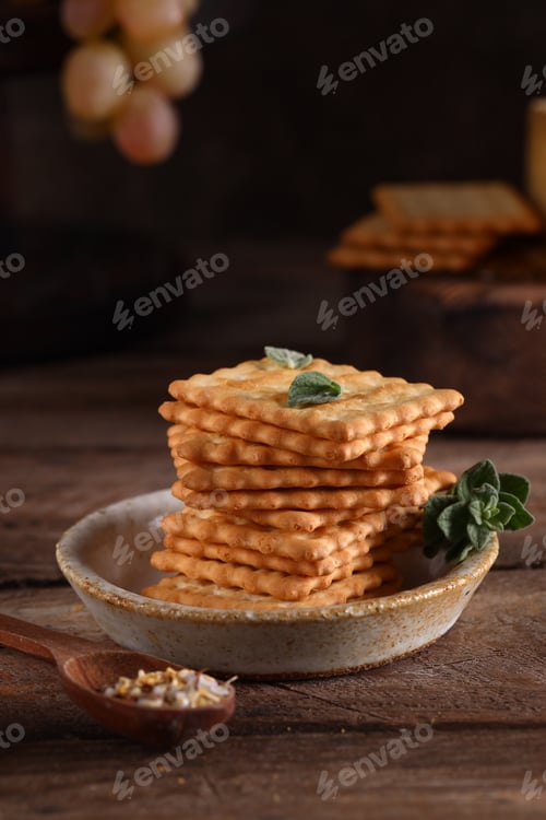 Preview: salty cookie cracker for snack food