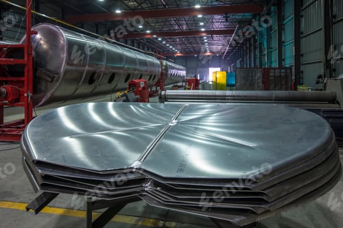 Preview: Metal in industrial hall