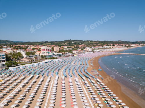 Preview: aerial view of fano Italy