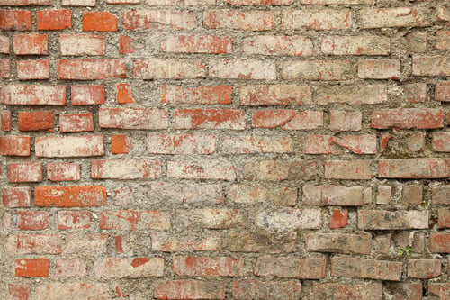 Preview: old red brick wall texture background