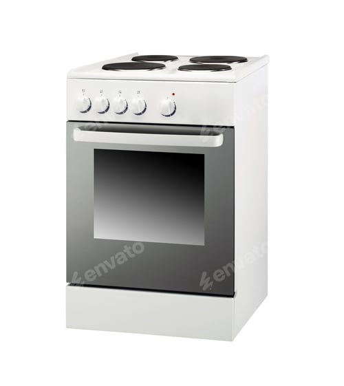 Preview: Electric cooker isolated on white