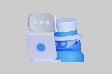 Preview: Cyber spy with laptop