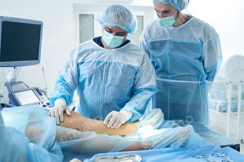 Preview: Phlebologists treating multifunctioning veins in the hospital