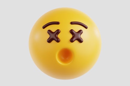 Preview: 3D Dizzy Face Emoji