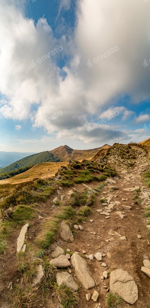 Preview: Polonina Wetlinska, Bieszczady mountain, Bieszczady National Park, Poland.