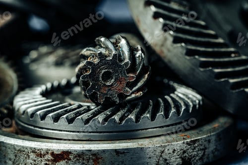 Preview: Gears from an old industrial machine