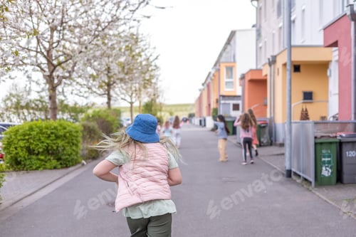 Preview: teenage girls play outside, outdoor activities