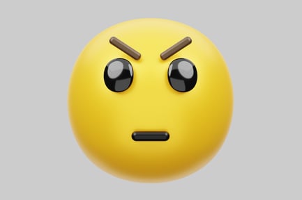 Preview: Angry emoji character