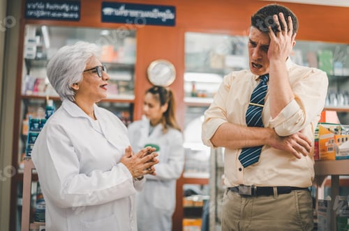 Preview: pharmacist is asking about a patient's condition in order