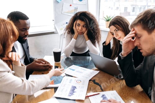 Preview: business people work woman man briefing