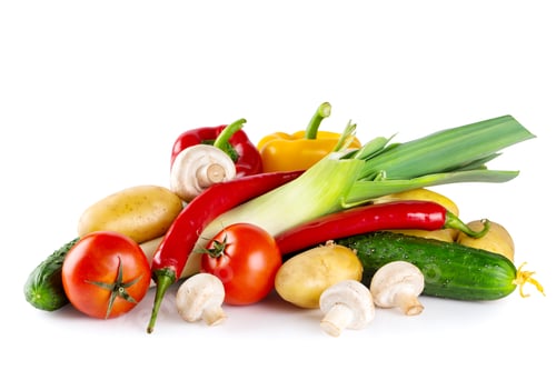 Preview: Fresh tasty raw vegetables