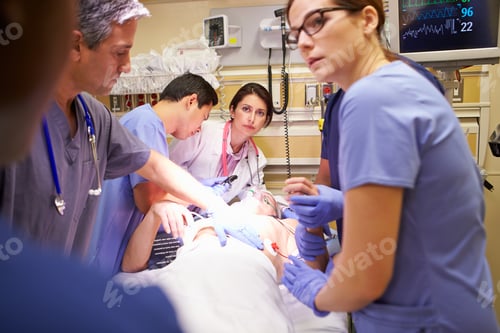 Preview: Medical Team Working On Patient In Emergency Room