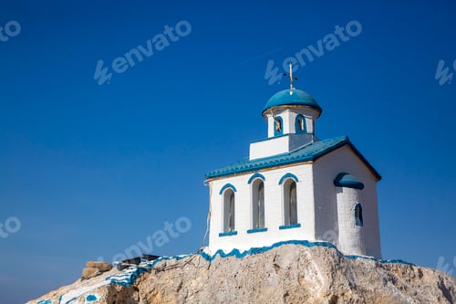 Preview: Kos island Zia village, Miniature version of an Orthodox church.