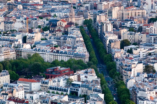 Preview: aerial view over Paris France