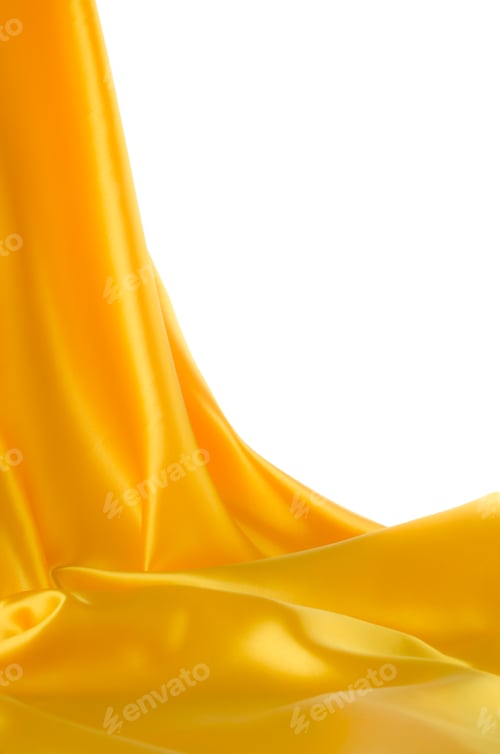 Preview: Yellow satin