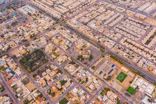 Preview: Dubai Downtown skyline, United Arab Emirates or UAE. Urban city.