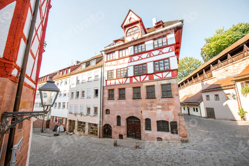Preview: Half-timbered houses in Nurnberg, Germany