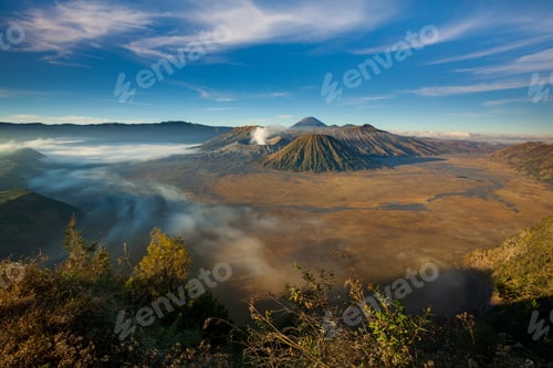 Preview: Bromo volcano at sunrise, East Java, Indonesia
