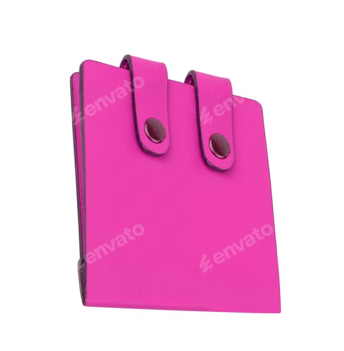 Preview: Pink wallet isolated