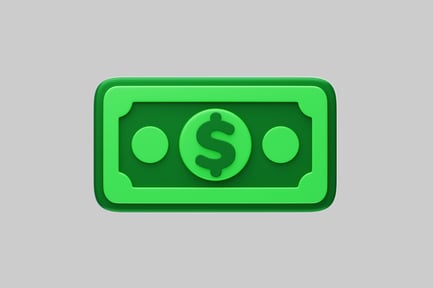 Preview: Green dollar sign.