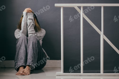 Preview: Sad and depressed woman