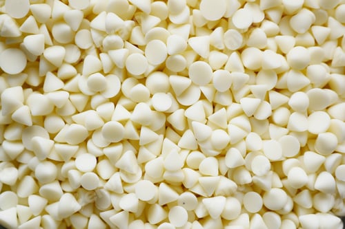 Preview: detail shot of white color Chocolate chips