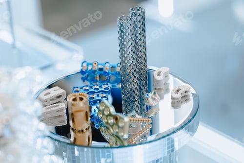 Preview: Metal Implants for Facial Surgery repair part, Medical titanium alloys for secure fractured bones