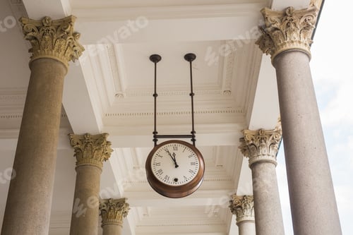 Preview: Old clock at the local train station