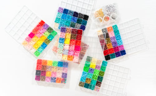 Preview: Colorful Clay Beads Set for Creative Kids' Bracelet Making