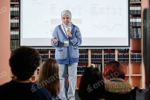 Preview: Muslim Student In Hijab At Conference