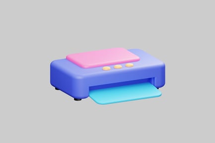 Preview: Cartoonish pastel printer